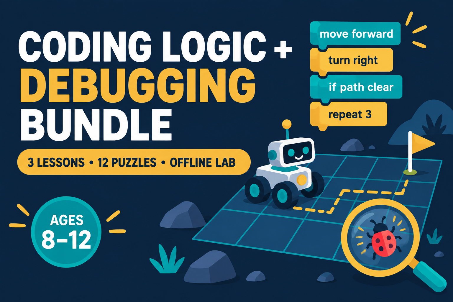 Coding Logic and Debugging Bundle cover