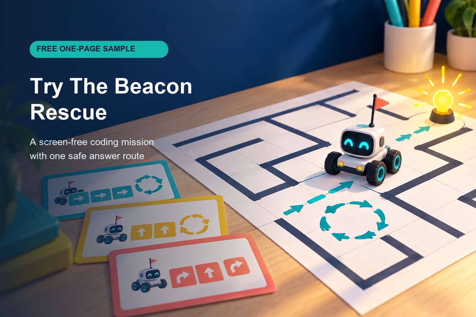 Robot Rescue Beacon Rescue free sample cover